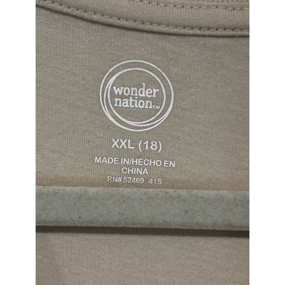 Wonder Nation Unicorn Retro rainbow Dream Big t-shirt Top Size XXL sz 16 - Picture 3 of 7